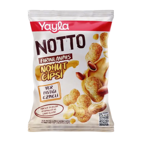 YAYLA Notto Yer Fıstığı Ezmeli Nohut Cipsi 55g