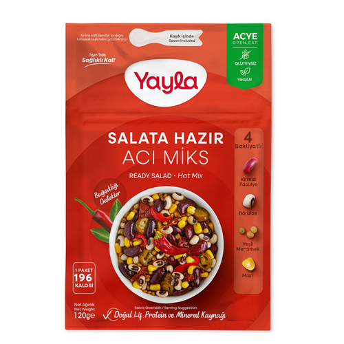 YAYLA Salata Hazır Acı Mix 120g