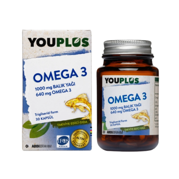 YOUPLUS Omega-3 30 Kapsül