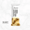 ZBARZ Kakao Parçacıklı Muz ve Karamel Aromalı Yüksek Proteinli Bar 35g x 12 Adet
