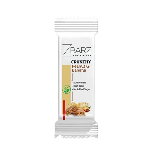 ZBARZ Protein Bar Crunchy Muzlu Yer Fıstıklı 35g