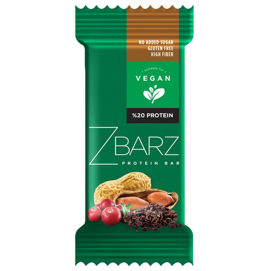 ZBARZ Yer Fıstıklı Vegan Proteinli Meyve Barı 35g