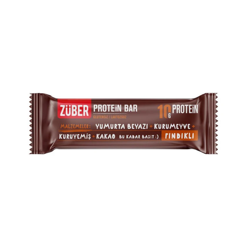ZÜBER Fındıklı Protein Bar 40g
