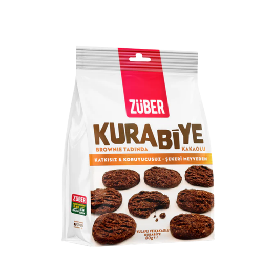 ZUBER Yulaflı Kakaolu Kurabiye 80g