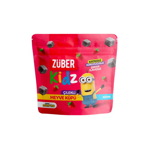 ZÜBER Kidz Çilekli Meyve Küpü 49g