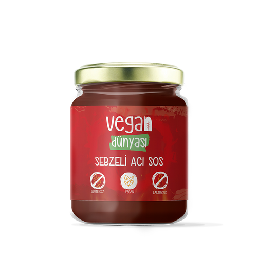 VEGAN DÜNYASI Sebzeli Acı Sos 300 g