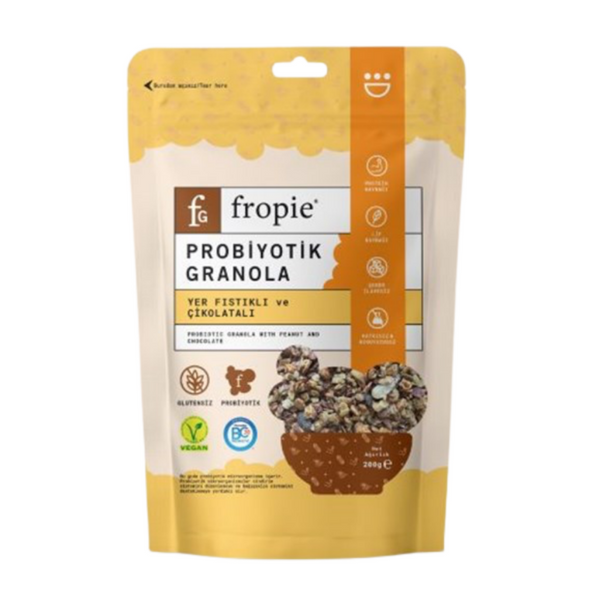 FROPİE Yer Fıstığı & Çikolatalı Probiyotik Granola 200g