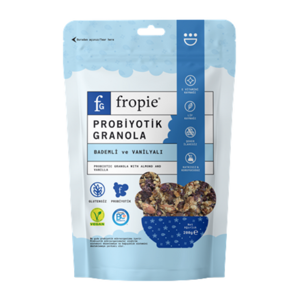 FROPİE Badem & Vanilyalı Probiyotik Granola 200g