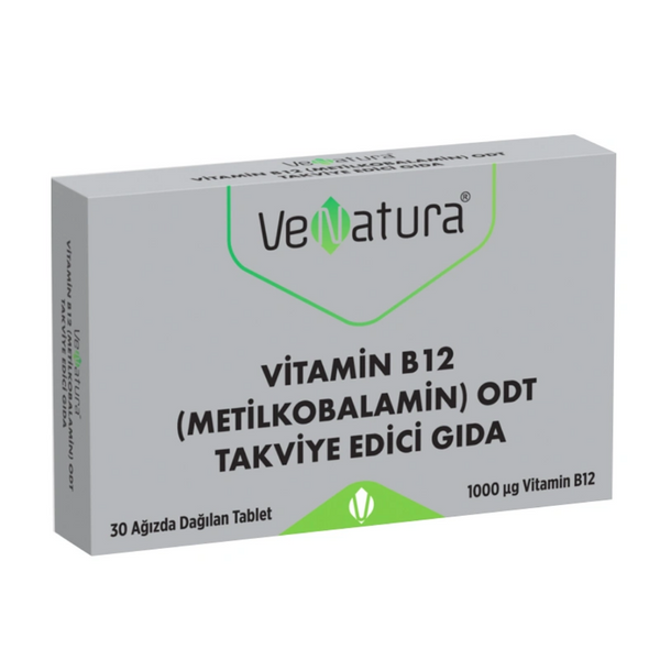 VENATURA B12 Metilkobalamin ODT Takviye Edici Gıda 30 Tablet
