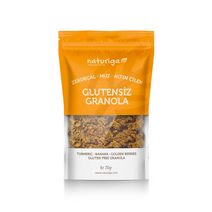 NATURİGA Glutensiz Zerdeçal & Altın Çilek Granola 250g