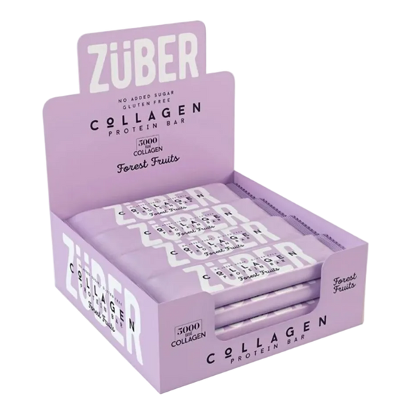 ZÜBER Orman Meyveli Kolajen Protein Bar (12 Adet)