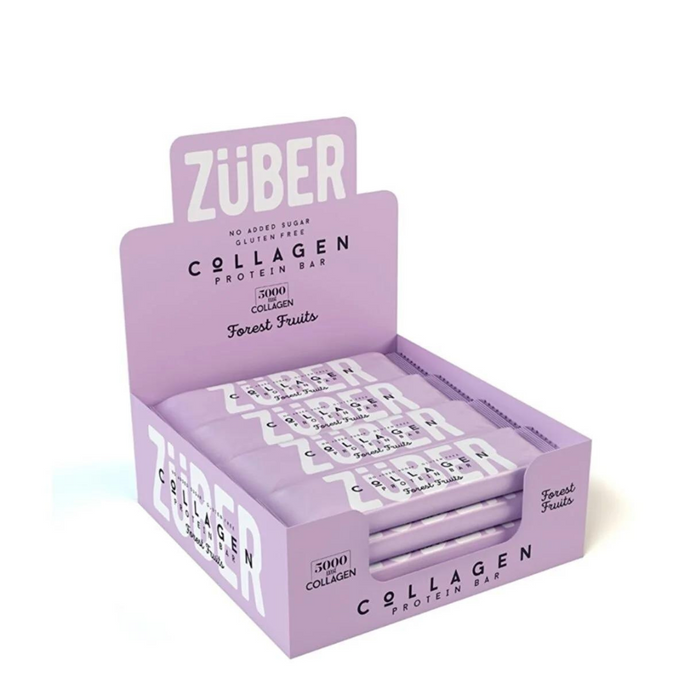 ZÜBER Orman Meyveli Kolajen Protein Bar (12 Adet)