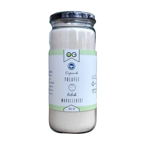 OG NATURAL  Organik Yulaflı Bebek Muhallebisi Karışımı 300 GR +6 Ay