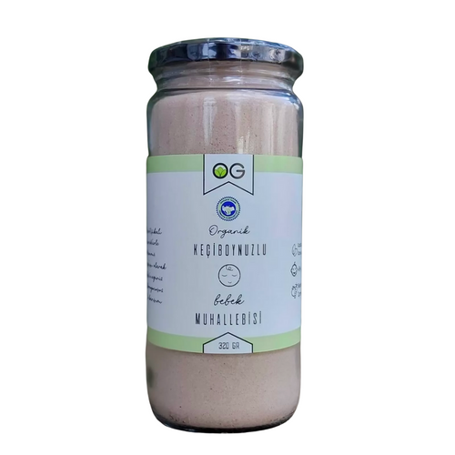 OG NATURAL Organik Keçiboynuzlu Bebek Muhallebisi Karışımı 320 Gr +8 Ay