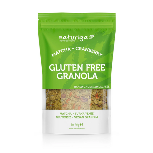 NATURİGA Glutensiz Matcha & Cranberry Granola 250g