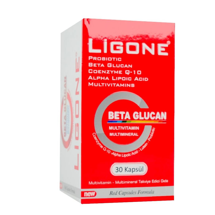 LİGONE Beta-Glucan Probiotic Multivitamin 30 Kapsül