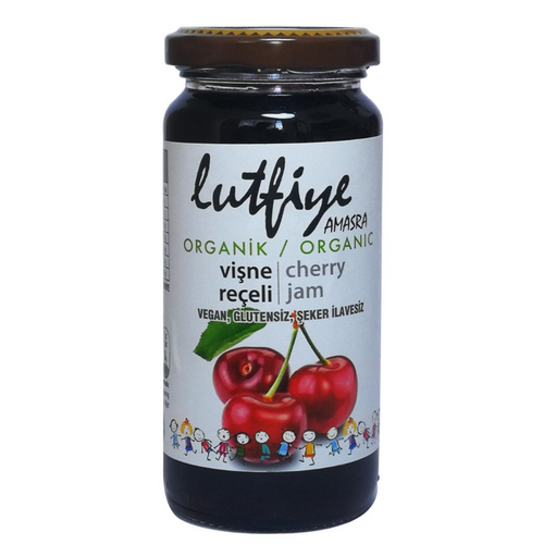 LÜTFİYE Organik Vişne Reçeli 280g