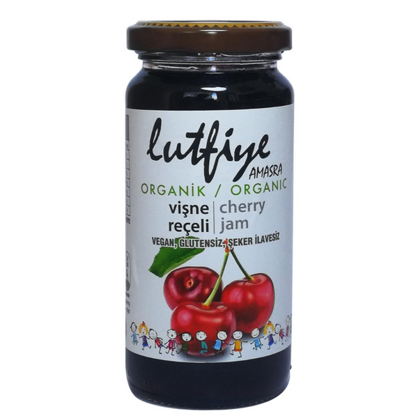 LÜTFİYE Organik Vişne Reçeli 280g