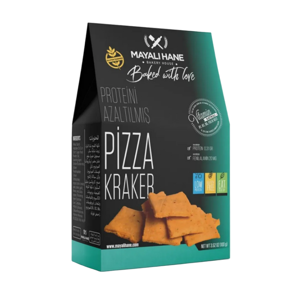 MAYALI HANE Düşük Proteinli ve Glutensiz Pizza Kraker 100g