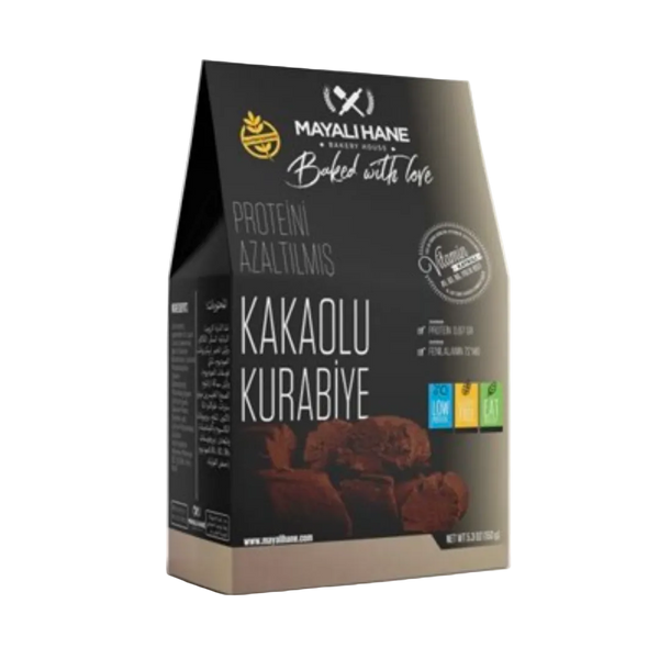 MAYALI HANE Düşük Proteinli ve Glutensiz Kakaolu Kurabiye 150g