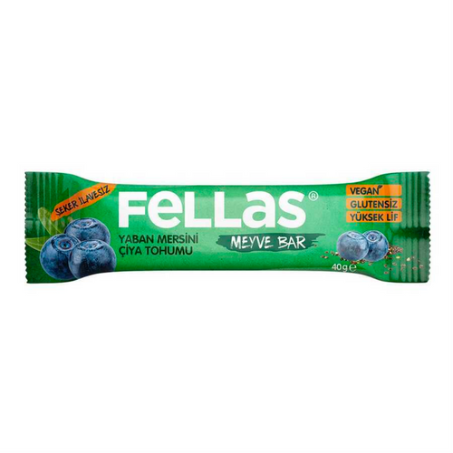 FELLAS Chia Yaban Mersini Meyve Bar 40 Gr