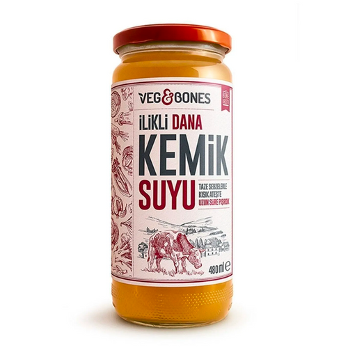 VEG&BONES İlikli Dana Kemik Suyu 480 mL