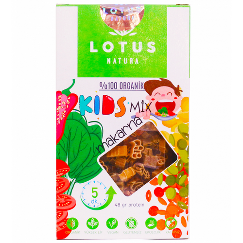 LOTUS NATURA Organik Kids Mix Makarna