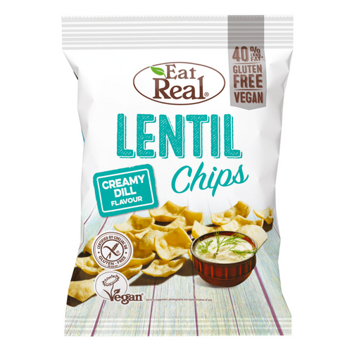 EATREAL Dereotlu Mercimek Cipsi 40g