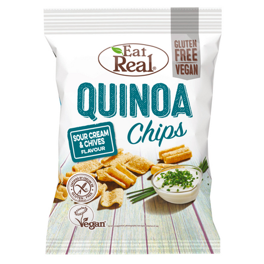 EATREAL Ekşi Krema-Frenk Soğan Kinoa Cipsi 30 G