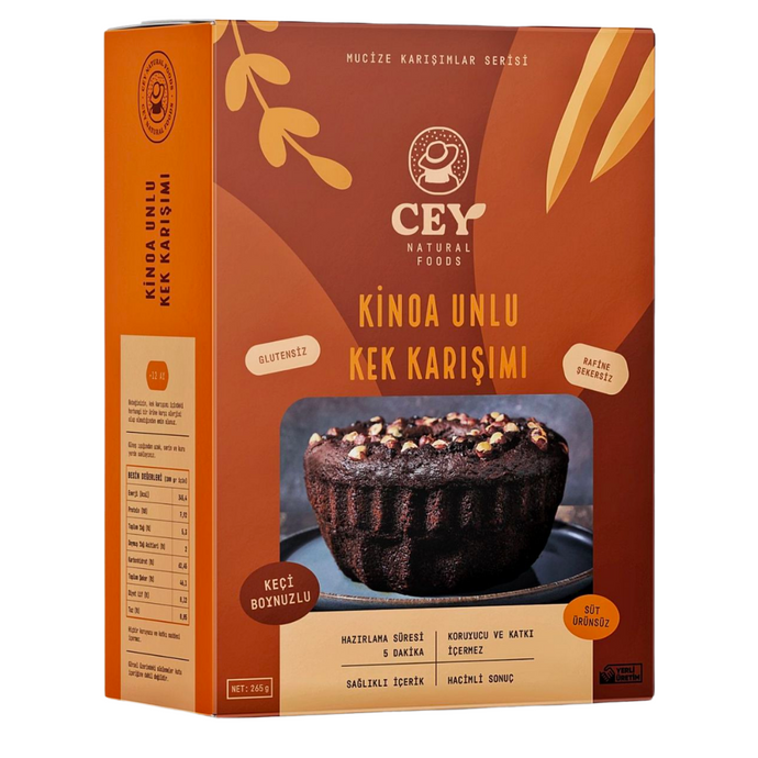 CEY NATURAL FOODS Kinoa Unlu Kek Karışımı 265g