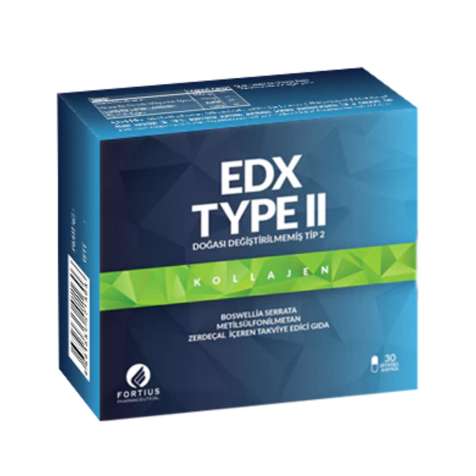 Fortius EDX TYPE II Kollajen (30 Kapsül) 