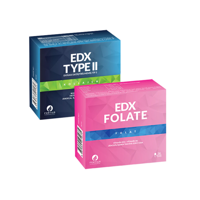 FORTIUS EDX Type II Kollajen + Multivitamin Takviyesi Paketi