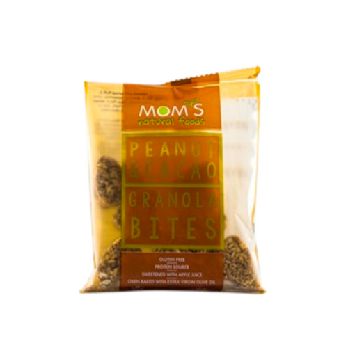 MOM'S NATURAL FOODS Glutensiz Granola Bites Yer Fıstığı & Kakao 40g