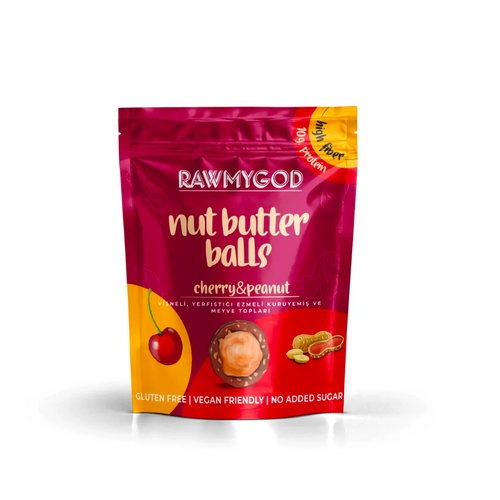 RAWSOME Rawmygod Cherry&Peanut Nut Butter Balls 84g