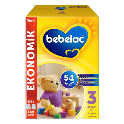 BEBELAC 3 Devam Sütü 9-12 Ay 800g