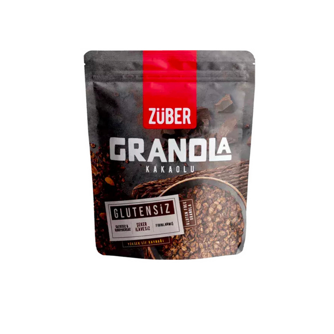 ZÜBER Glutensiz Kakaolu Granola 180g