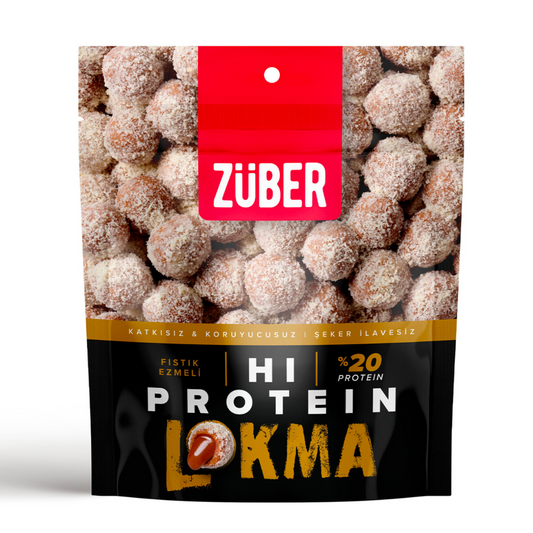 ZÜBER Hi Protein Lokma Fıstık Ezmeli 84g