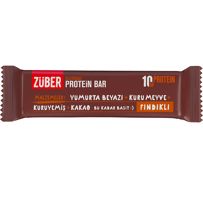 ZÜBER Fındıklı Protein Bar 35g