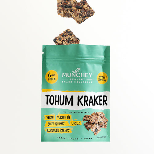 MUNCHEY Zeytinli Tohum Kraker 40g