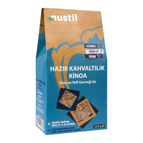 NUSTİL Hazır Kahvaltılık Kinoa+Teff+Chia 250g