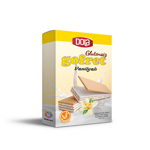 DOLA GIDA Glutensiz Vanilyalı Gofret 100g