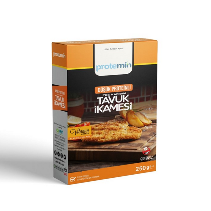 PROTEMİN Düşük Proteinli Toz Karışım Tavuk İkamesi 250g