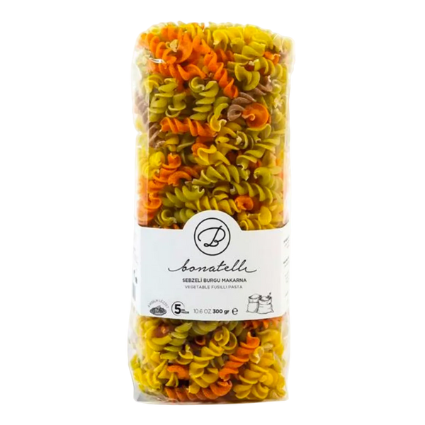 BONATELLİ Sebzeli Burgu Makarna 300g