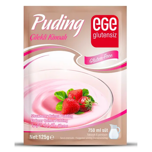 EGE GLUTENSİZ Çilekli Kinoalı Puding 125g
