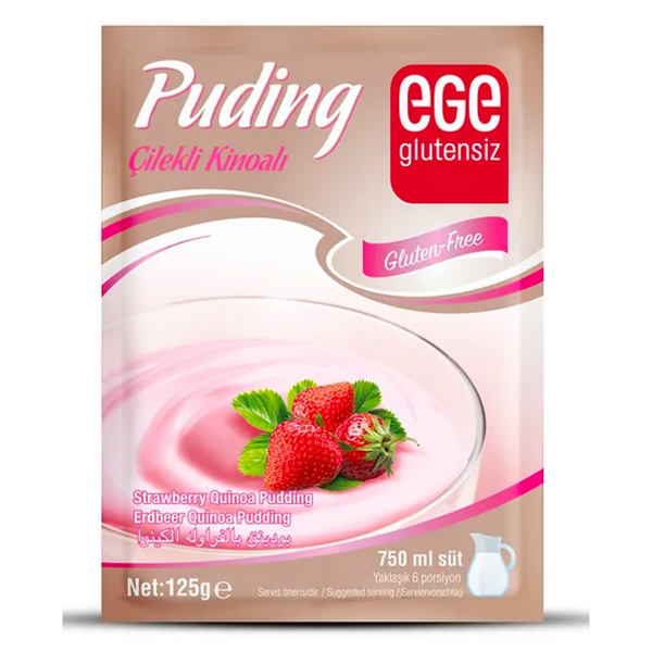 EGE GLUTENSİZ Çilekli Kinoalı Puding 125g