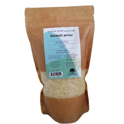 KAPTAN'IN CEVİZ ÇİFTLİĞİ Basmati Pirinç 500g