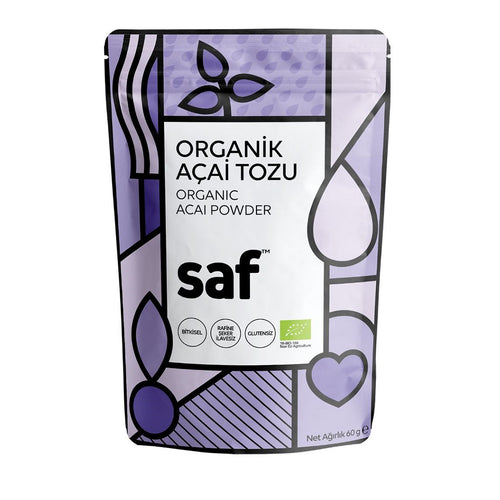 SAF Organik Acai Tozu 60g