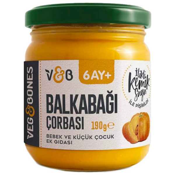 VEG&BONES Kemik Sulu Balkabağı Çorbası 190g