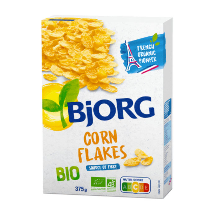 BJORG Corn Flakes Organik Mısır Gevreği 375g
