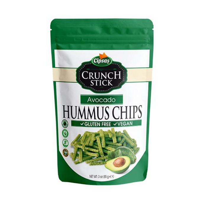 CİPSAŞ Crunch Stick Avokado Aromalı Nohut Cipsi (Hummus Chips)